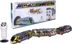 RC vláček graffiti se světelnými a zvukovými efekty
