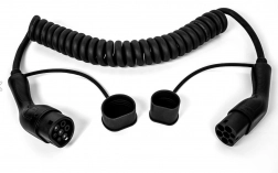 spirálový nabíjecí kabel type 2 DEFENZO spiro ac 11 kw, 7 m