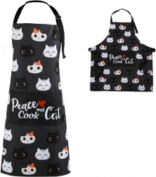 Zástěra v tubě s motivem koťátek