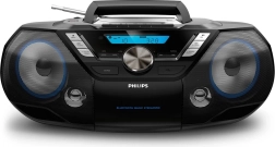 Přenosný rádio CD boombox PHILIPS s Bluetooth, USB, DAB+ a FM