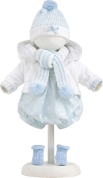 Llorens zimní obleček pro panenku 38 cm