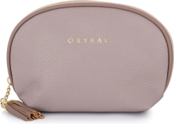 Kosmetická taška PLUS z kůže v barvě mocca