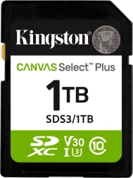Kingston canvas select plus sdxc 1 tb gen3 (150 mb/s) – paměťová karta