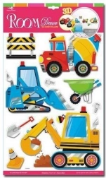 Nástěnné 3D samolepky – vozidla