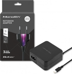 Síťová nabíječka USB‑C 65 W s technologií power delivery – QOLTEC