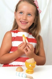 Le Toy Van snídaňový set veselé vajíčko ze dřeva