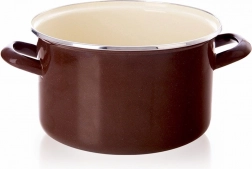 Emailovaný hrnec Brown 20 cm, 3 l
