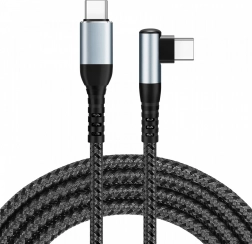 USB-C kabel iBOX s úhlovou zástrčkou 100W