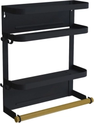 Magnetický dvouúrovňový organizér na kuchyňské doplňky