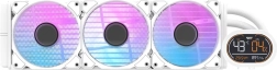 Vodní chlazení cpu darkflash dh360d 360 mm bílé s lcd a argb
