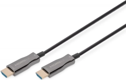 Hybridní kabel HDMI 2.0 Premium HighSpeed 4K/60 Hz AOC s Ethernetem – Černá