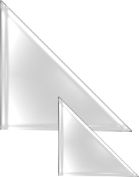 Samolepicí rožky A4, průhledné — 6 ks