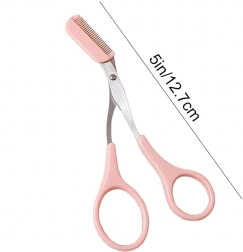 Nůžky na úpravu obočí s hřebínkem 12,5 cm