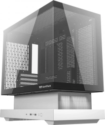 Počítačová skříň Darkflash F1 bílá se 6 ventilátory ARGB
