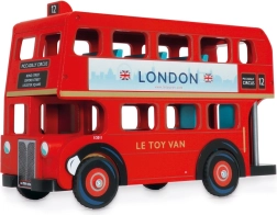 Dřevěný dvoupatrový autobus Le Toy Van London