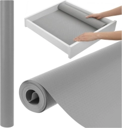 Protiskluzová podložka do zásuvek a skříněk RUHHY 500 × 50 cm, šedá