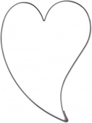 Nerezové vykrajovátko na sušenky srdce 3 cm