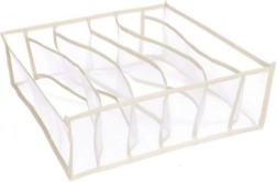 Organizér do skříně se 6 přihrádkami na spodní prádlo – bílý