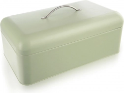 Kovový chlebník GREENISH, mátově zelený, 42,5 × 23 × 20 cm