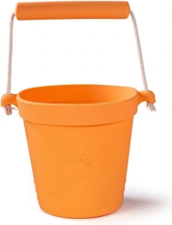 Silikonový plážový kyblíček oranžový BIGJIGS TOYS