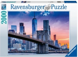 Puzzle 2D 2000 dílků panorama New Yorku Ravensburger