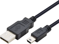 USB kabel - Mini USB černý 1,8m