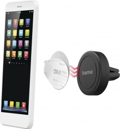 Univerzální magnetický držák do ventilační mřížky Hama – černý