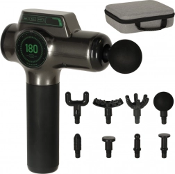 Přenosný masážní pistole s LED displejem 8v1