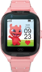 Dětské chytré hodinky Maxlife 4G s GPS a Wi‑Fi – růžové