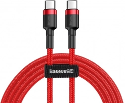 Kabel Baseus Cafule USB-C PD2.0 60W 2m Červený