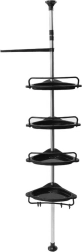 Teleskopická koupelnová polička černá