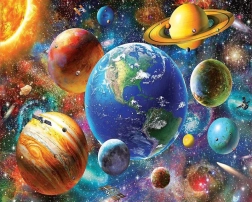 Sada na diamantové malování Země