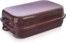 Emailovaný pekáč s víkem 2,9 l, obdélníkový