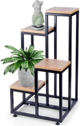 Kovový čtyřúrovňový květinový stojan 69 cm