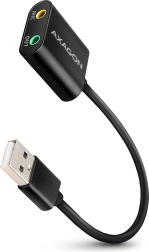 Externí zvuková karta USB 2.0 48kHz/16-bit stereo Axagon