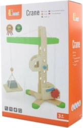 Dřevěný jeřáb s navijákem