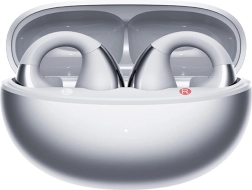QCY Crossky Clip C30S bezdrátová otevřená sluchátka (stříbrná)