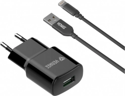 USB nabíječka s Lightning kabelem 1m 12W 2,4A