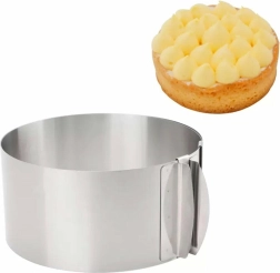 Nastavitelný ráfek na pečení 12 cm z nerezové oceli