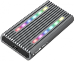Externí obal na M.2 SSD disk s USB-C, RGB LED a kapacitou až 4TB