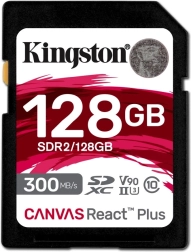 Paměťová karta SD Kingston Canvas React Plus 128GB