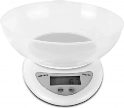 Elektronická kuchyňská váha s miskou 5 kg, přesnost 1 g