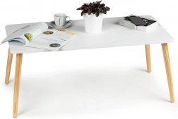 Skandinávský konferenční stolek ModernHome 100 cm, bílý mat