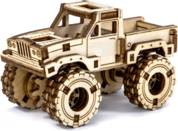 Dřevěné 3D puzzle – monster truck k sestavení