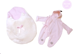 Obleček pro panenku New Born s dinosauřím designem