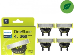 Philips oneblade 360 náhradní břity 4 ks qp440/50