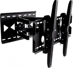 Nástěnný držák na TV 32-100 palců, černý kovový, s nosností 100 kg