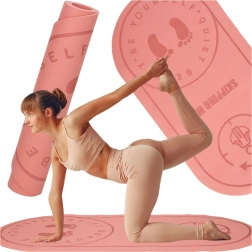 Růžová cvičební a skákací podložka