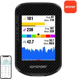 Cyklistický GPS cyklopočítač igpsport bsc300t s barevným dotykovým displejem