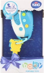 Interaktivní modré klíče na baterie pro nejmenší